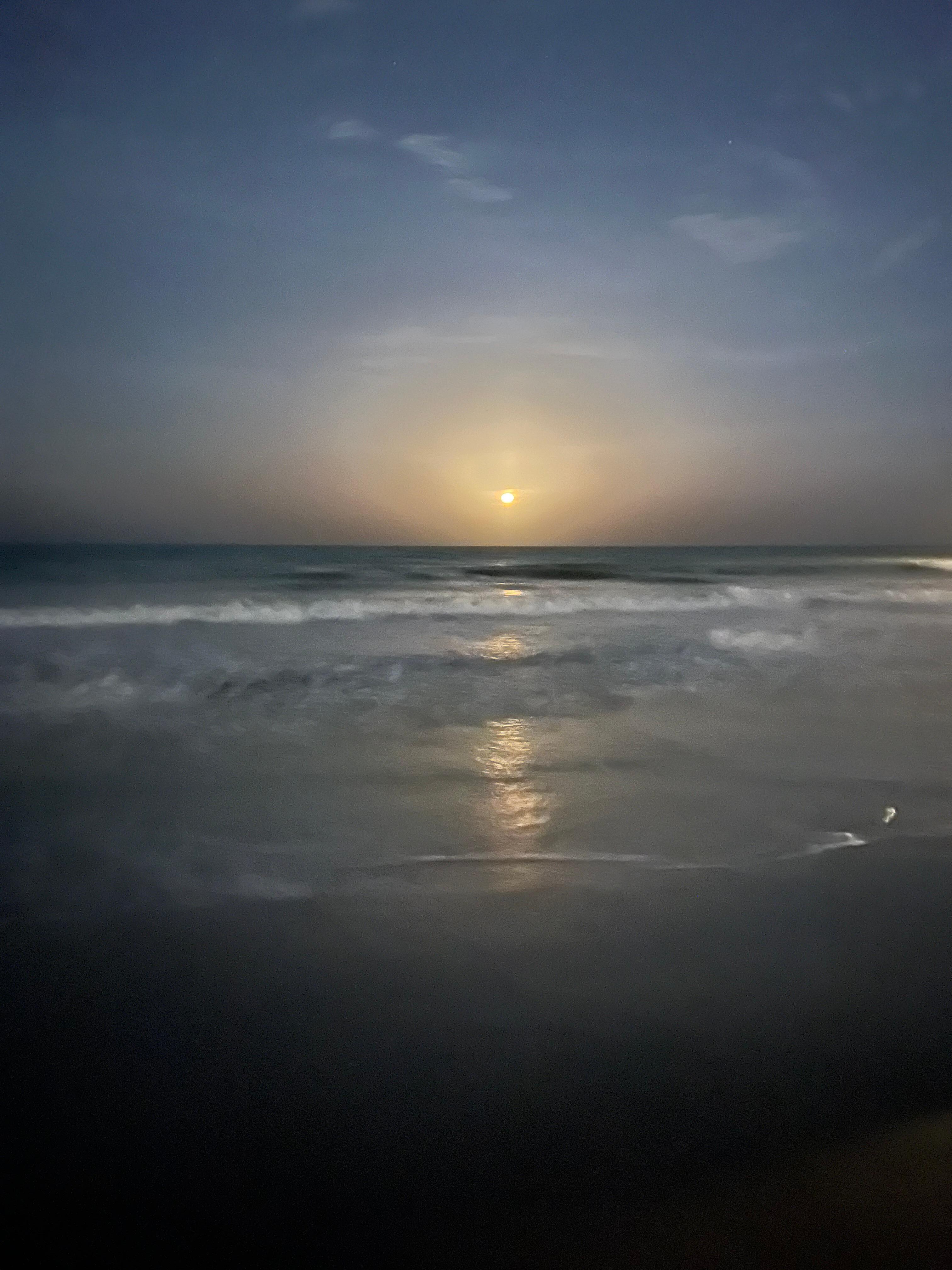Beach at sunset