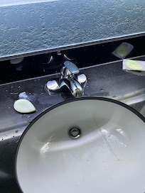 Cracked sink