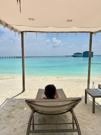 This is the view literally in front of our villa