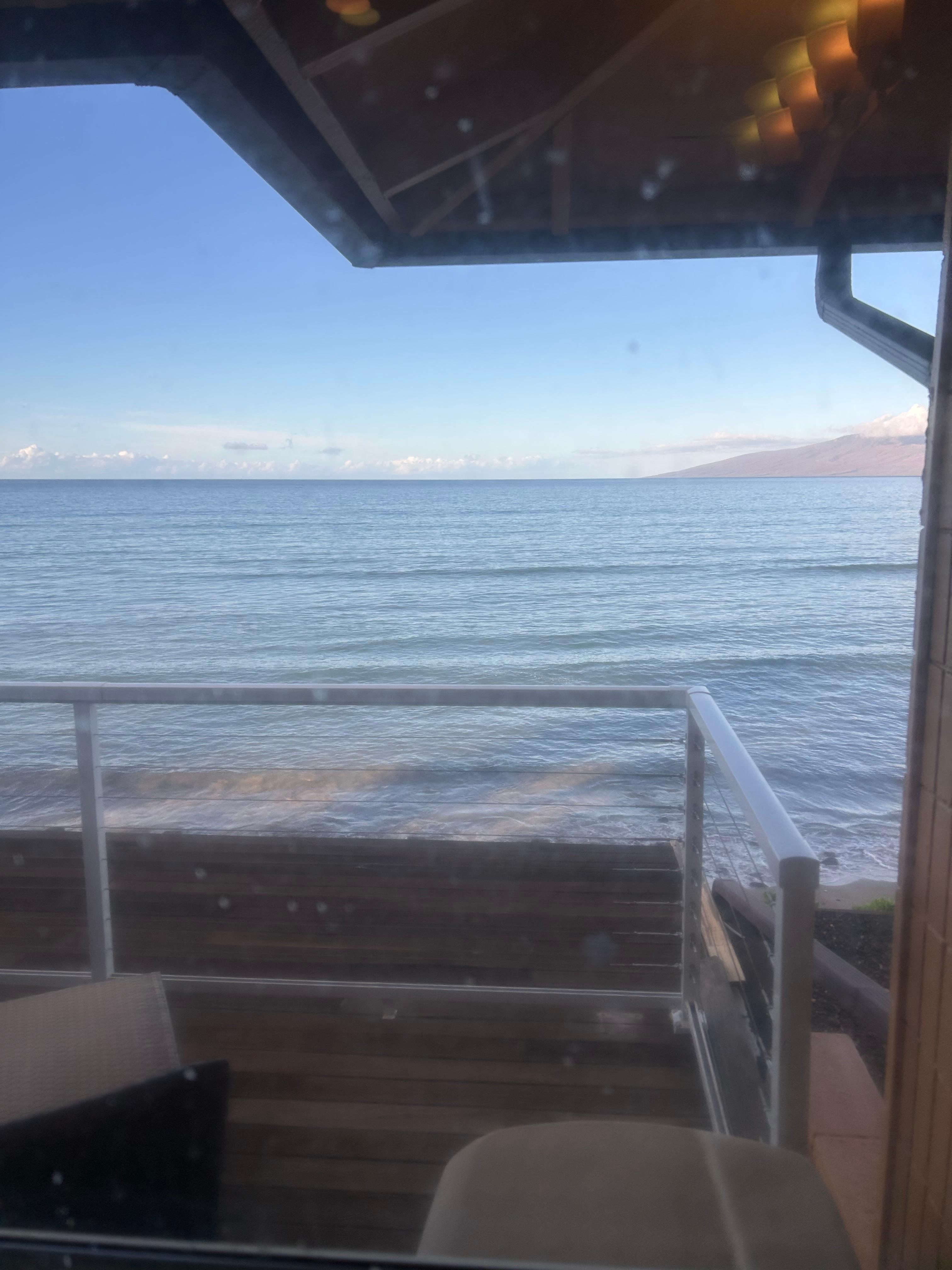 View from upstairs deck!