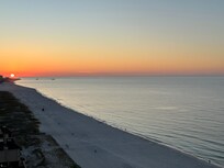 Sunrise and evening from the balcony. Beautiful.