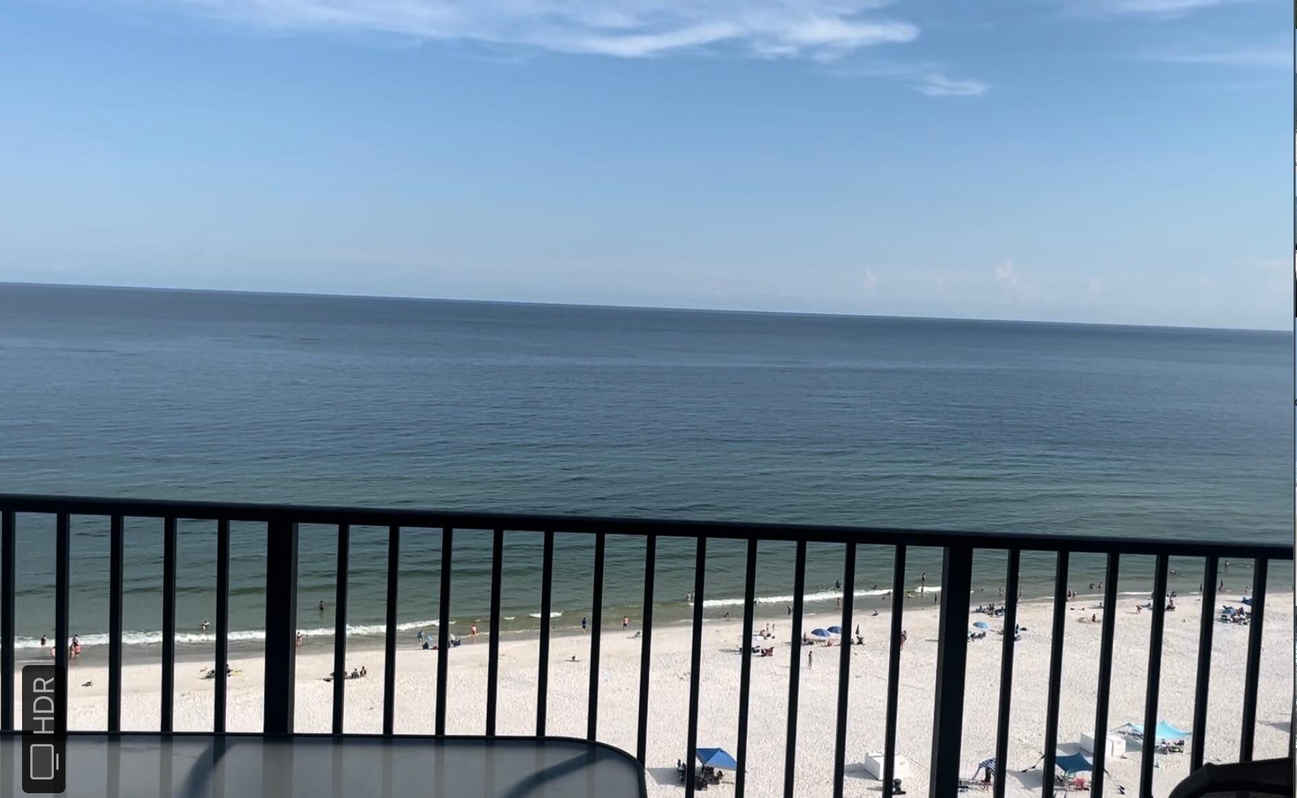 The view from the balcony