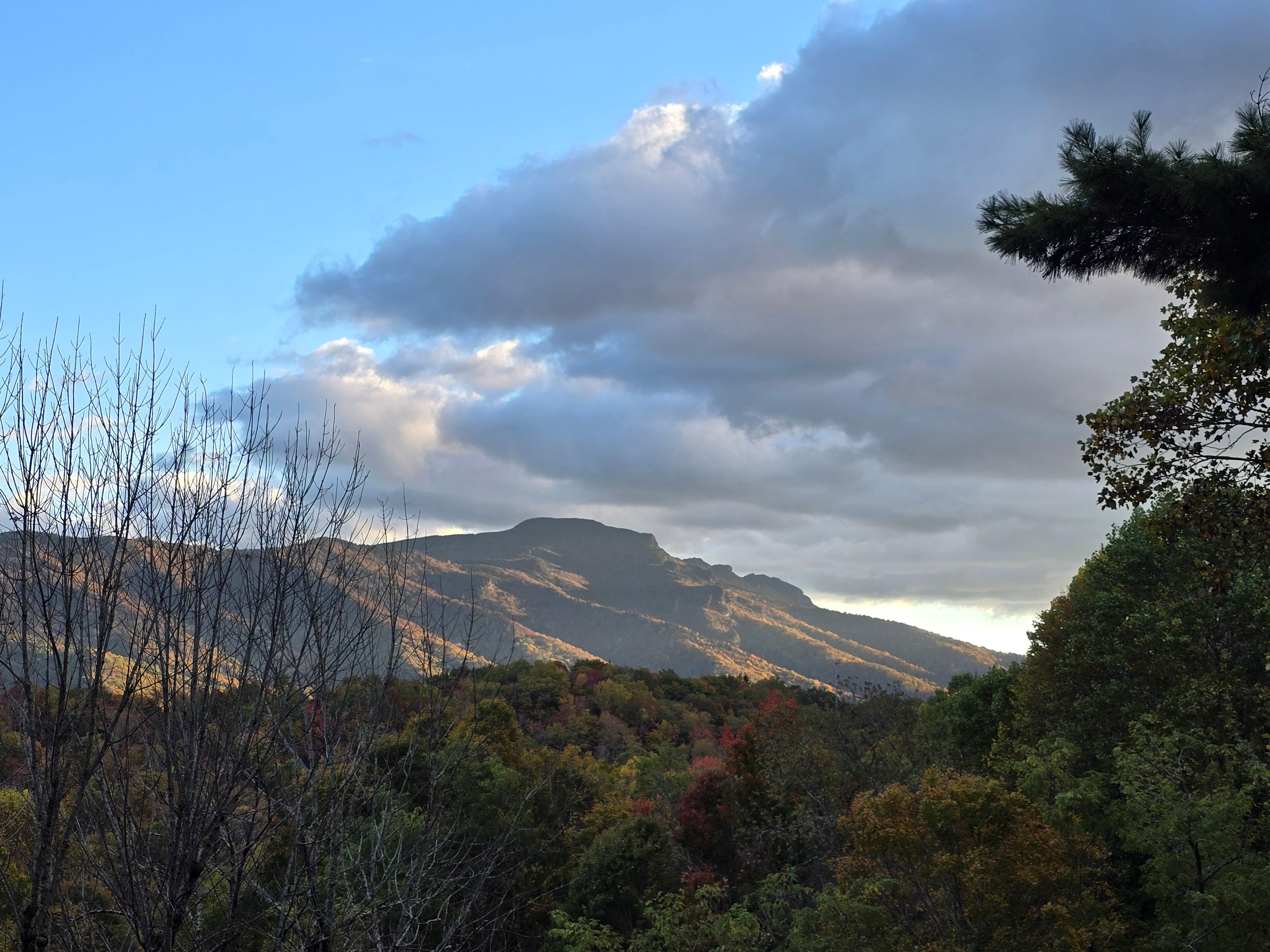 Evening view of Grandfather Mt.