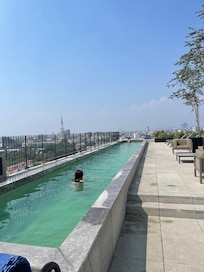 nice pool on the roof