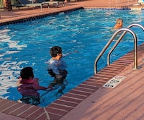Grandsons loved the pool.