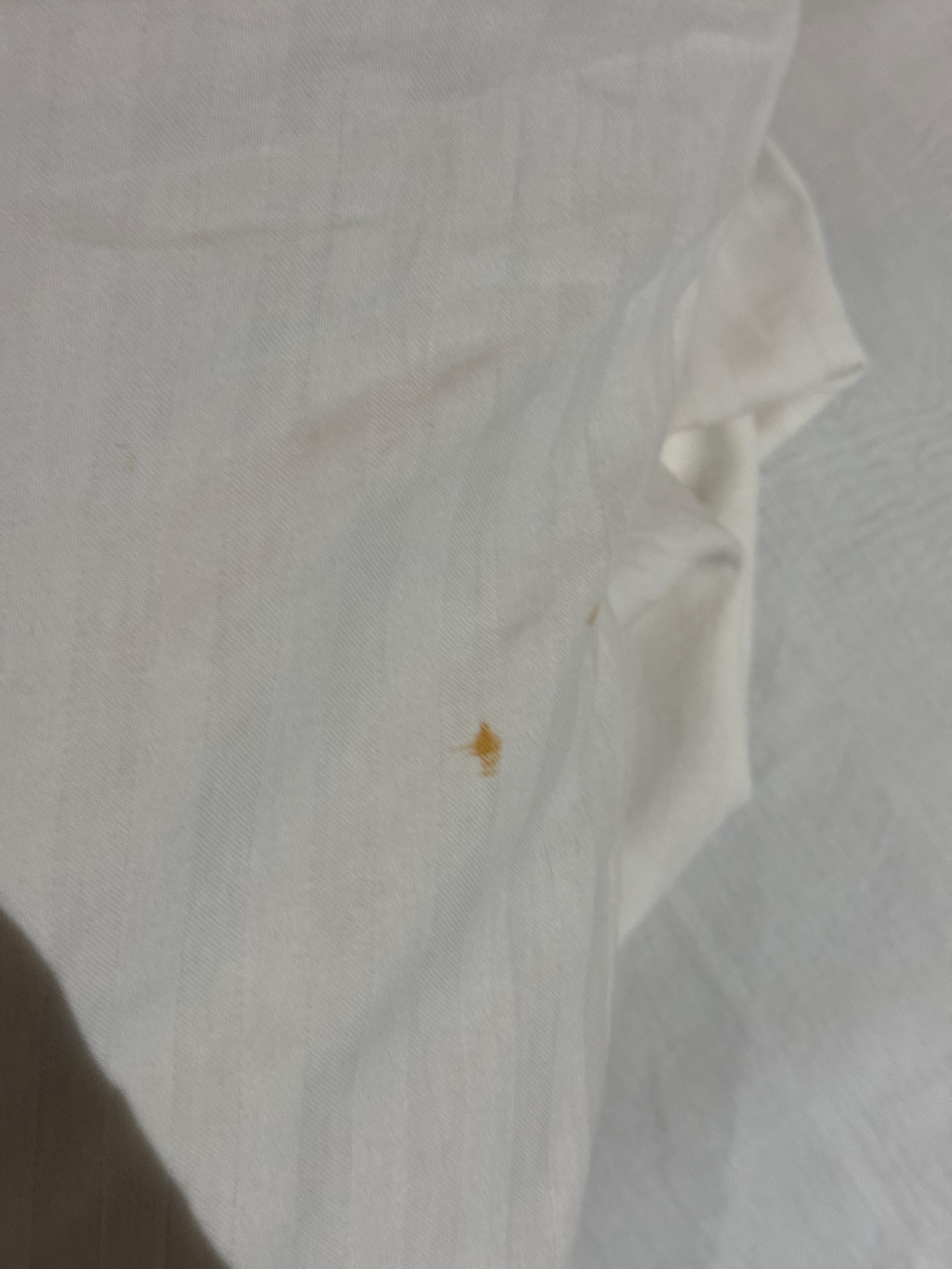 Stained Rollaway Bedsheets