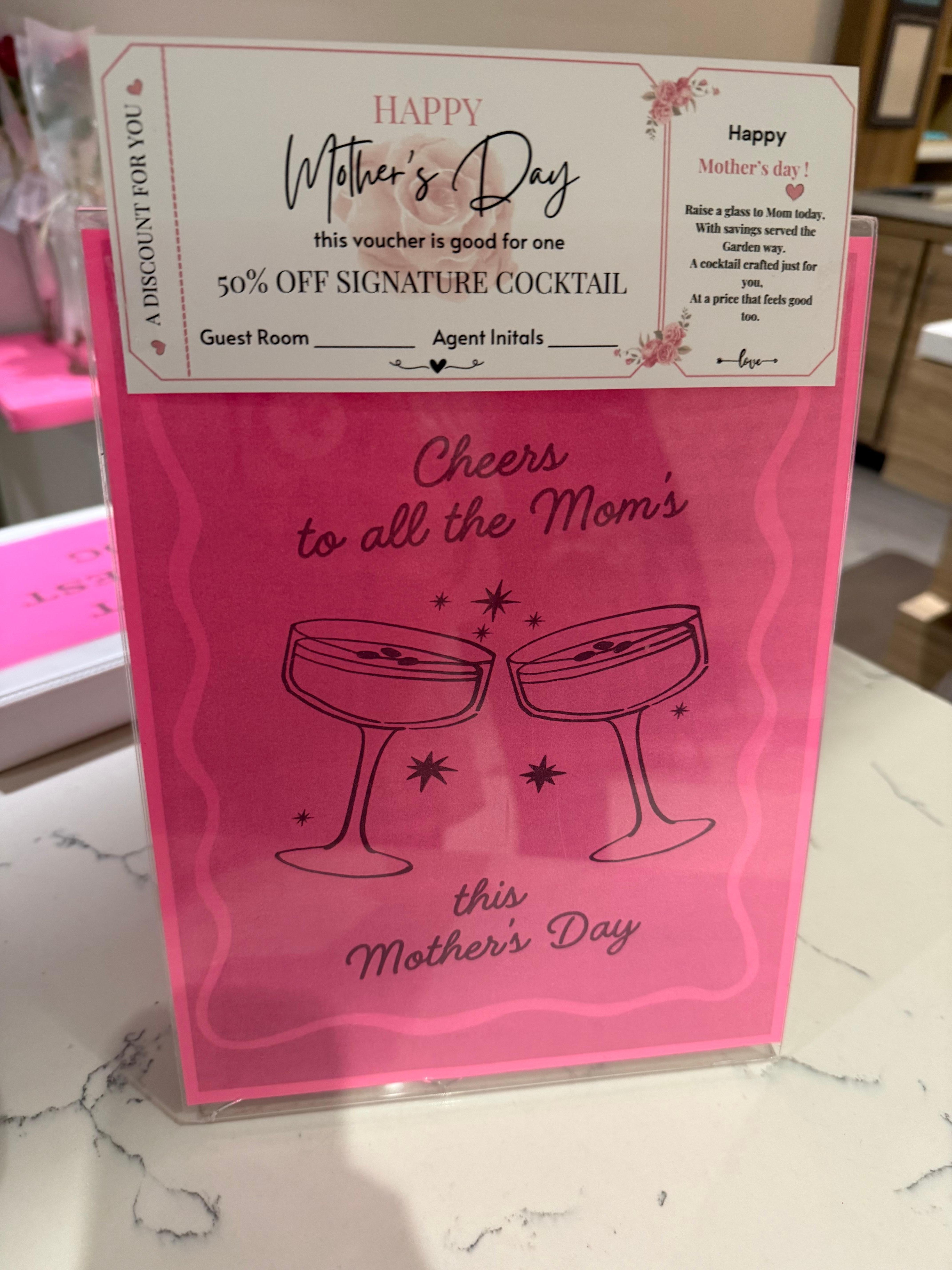 Great surprise for Mom’s. The Rum Punch was delicious. 
