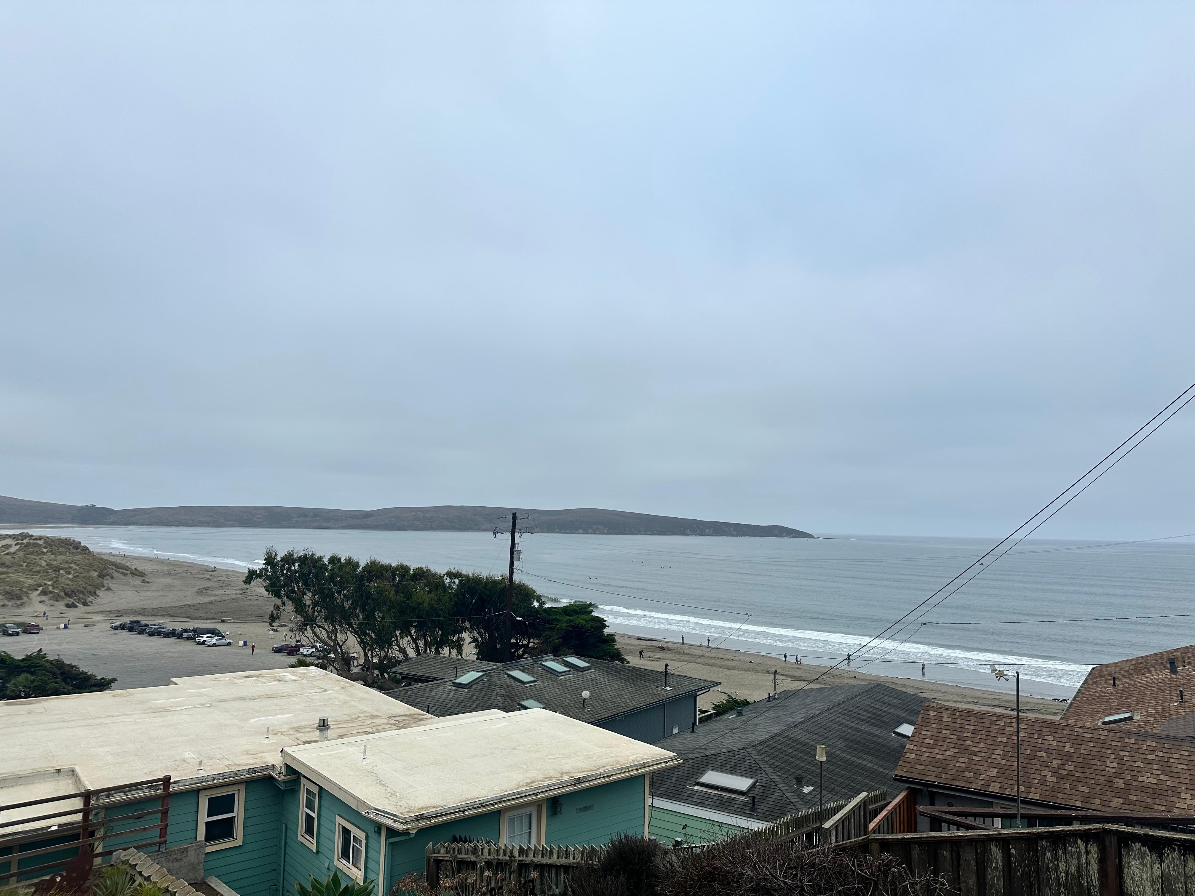 Beach view from the deck. 