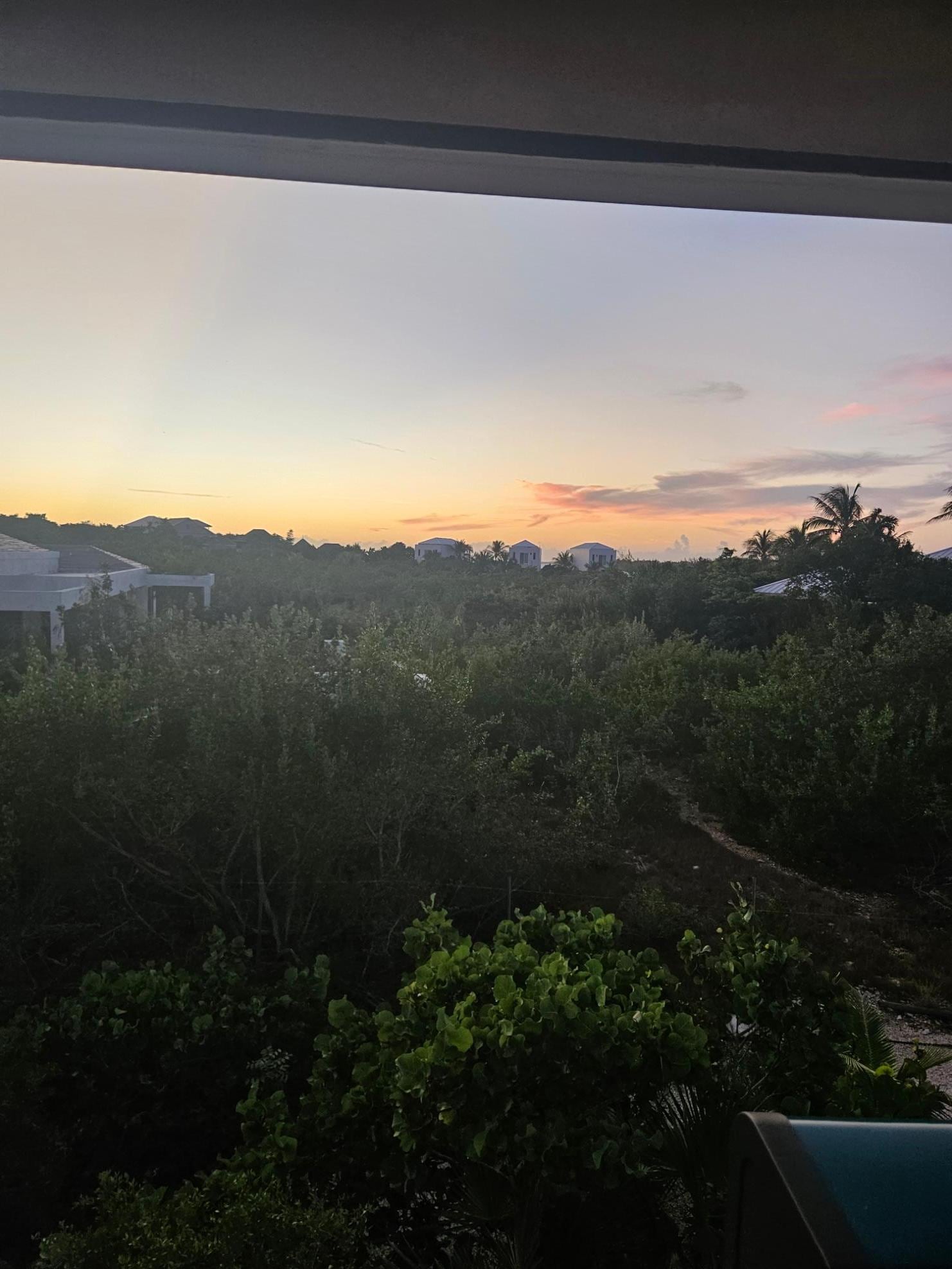 Sunrise from Casa de Isle house