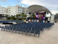 The Main stage for nightly entertainment