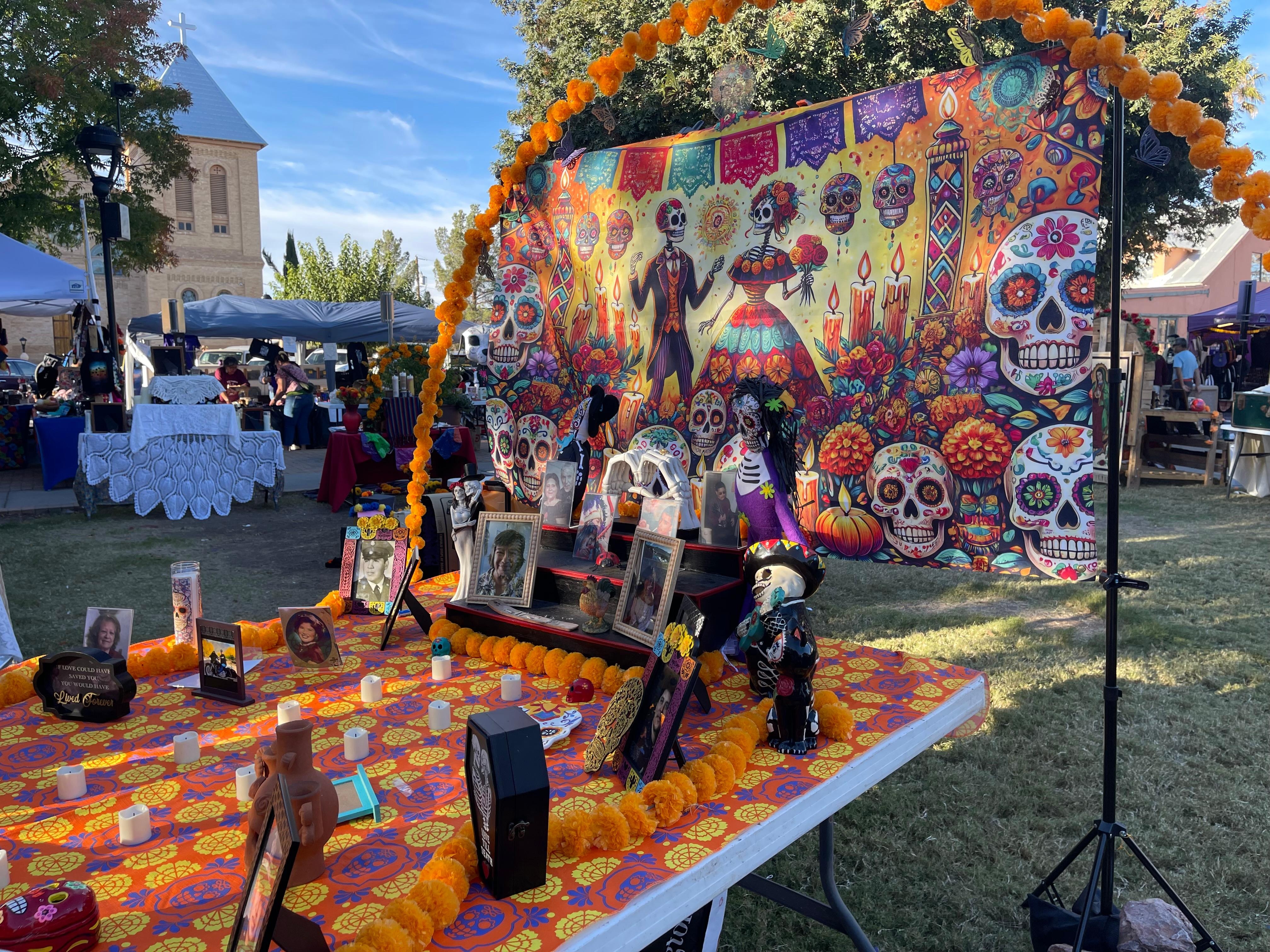Dia de Los muertos celebration in Mesilla.