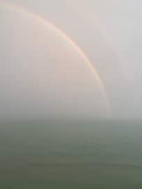 Double rainbow after the storm.