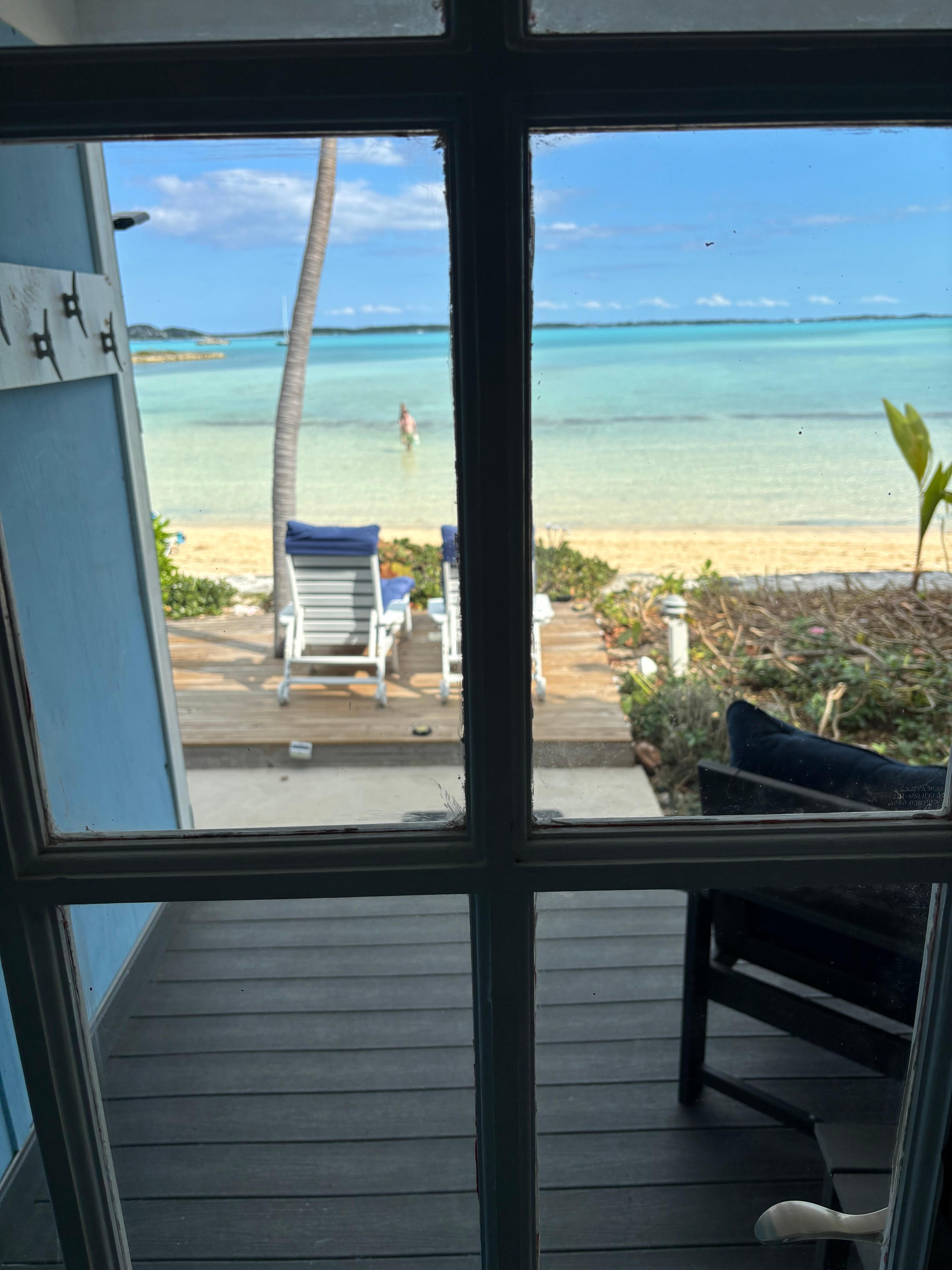 View from inside front door 