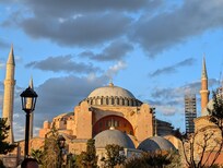 Hagia Sophia, seven minute stroll from the hotel