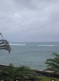 View of the waves during the storm on Maui February 6 through 10 from the deck of our VRBO.