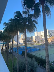 Blick von unserem Balkon aus