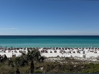 View off the balcony - perfect!
