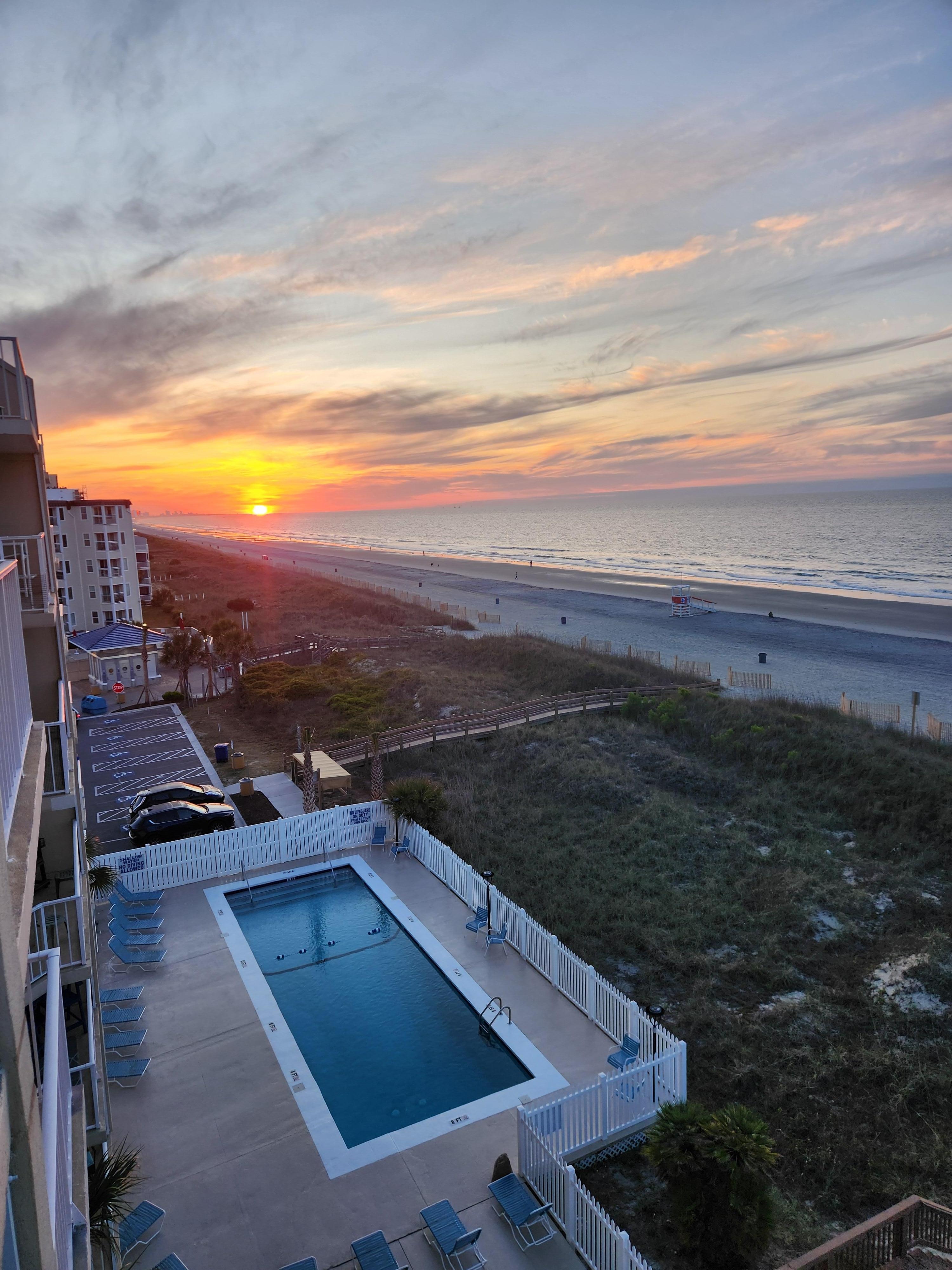 Beautiful sunrises.