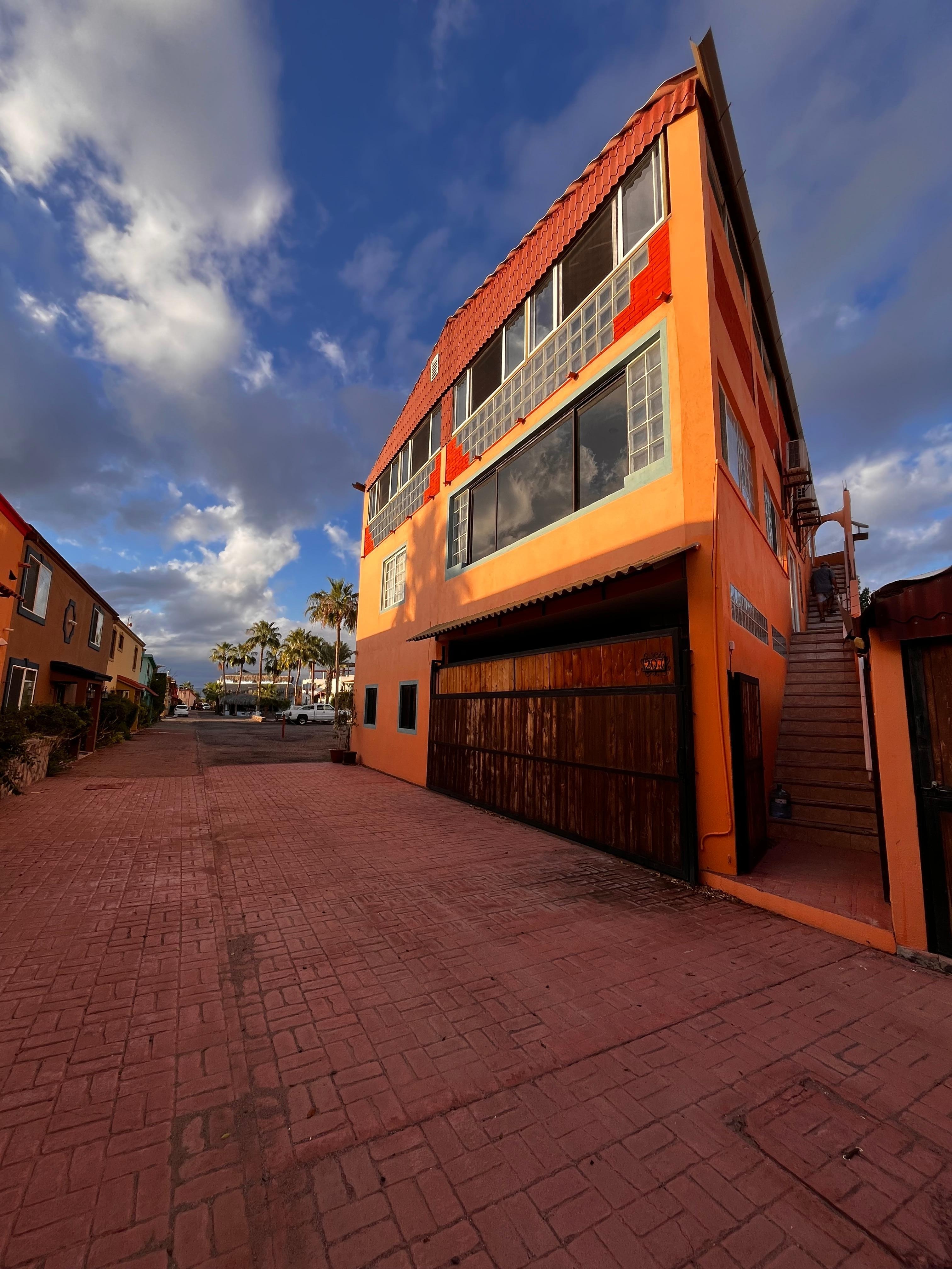 Front of building. Stairs leading to third floor apt.