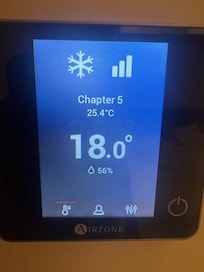 Temperatura no interior do quarto