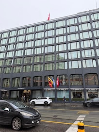 Front of hotel