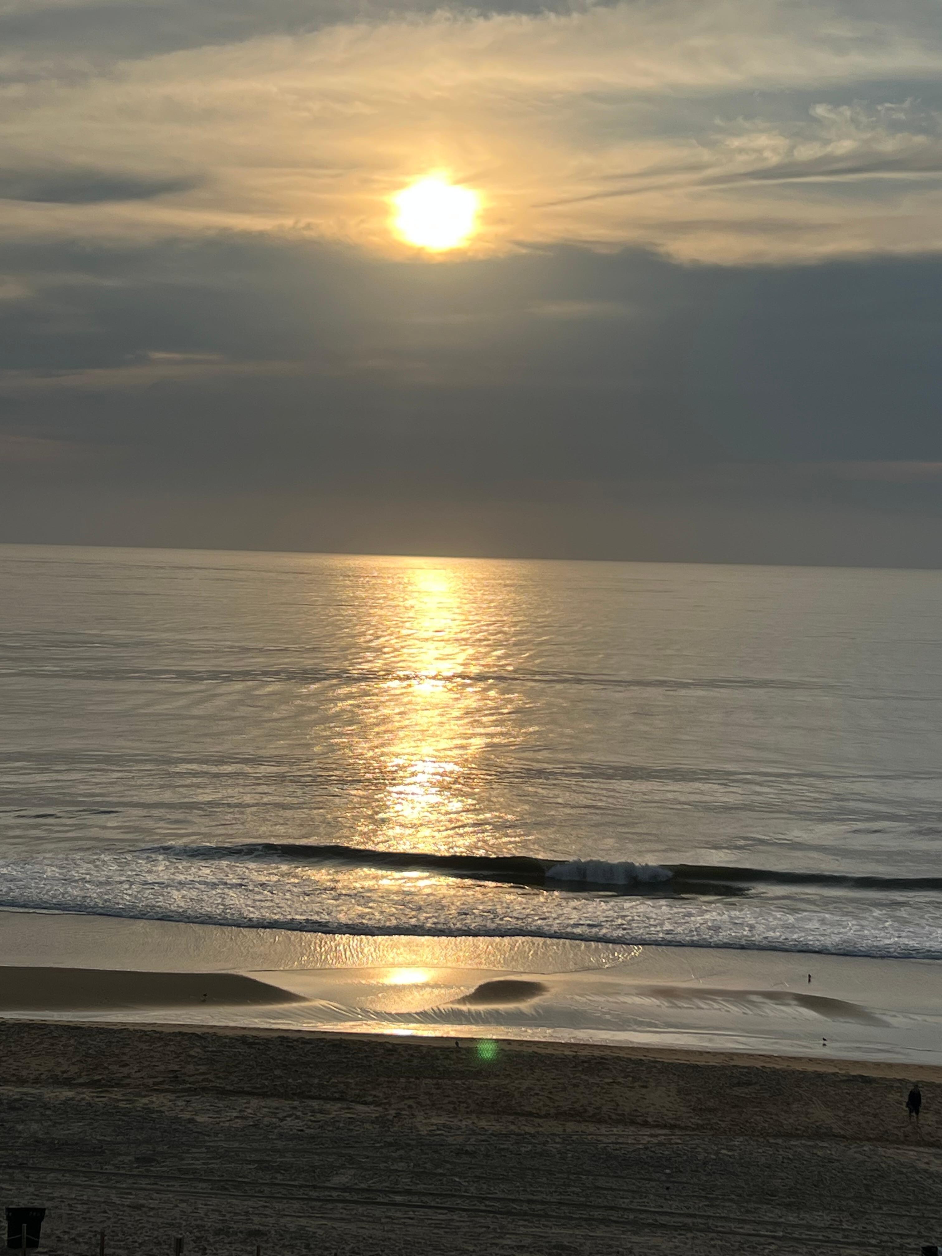 sunrise from the balcony