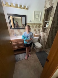 My daughter wanted a photo in every room when we left.