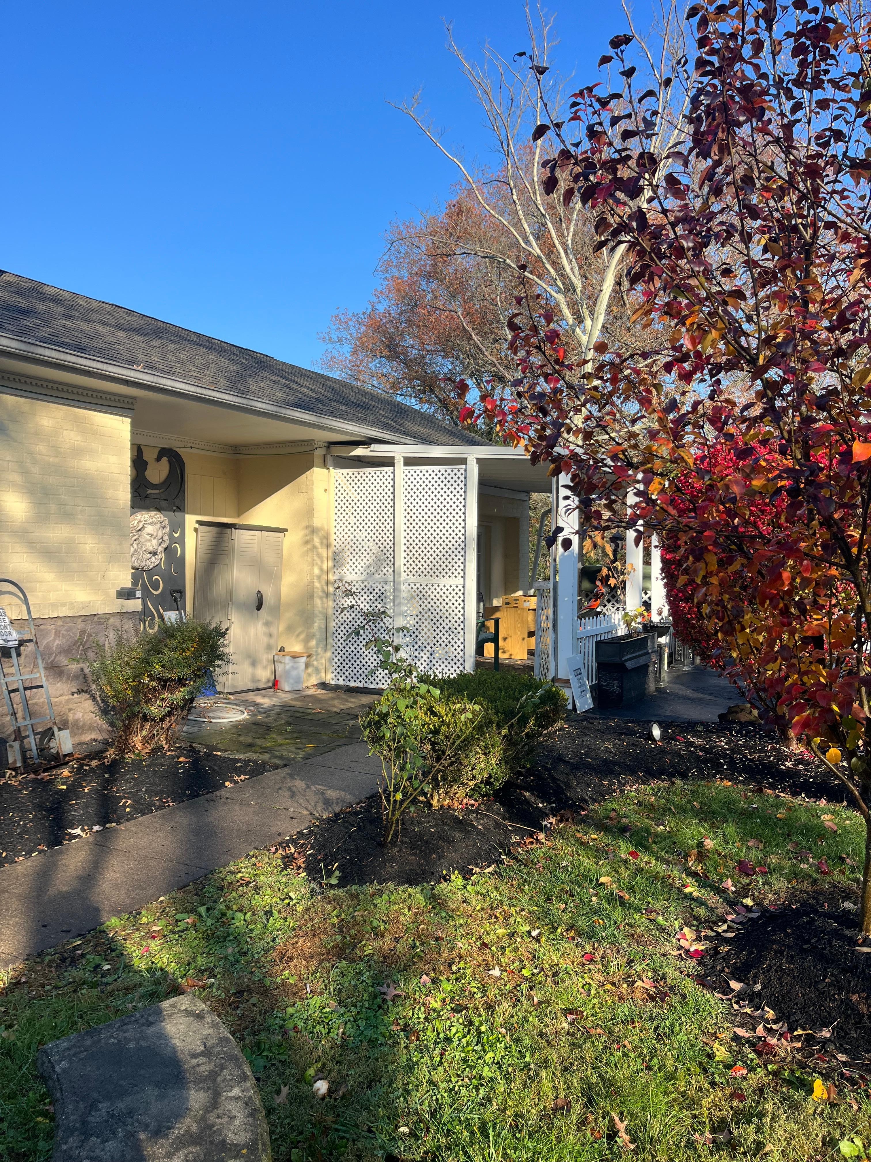 Half of house not included in discrimination where additional family was stayint