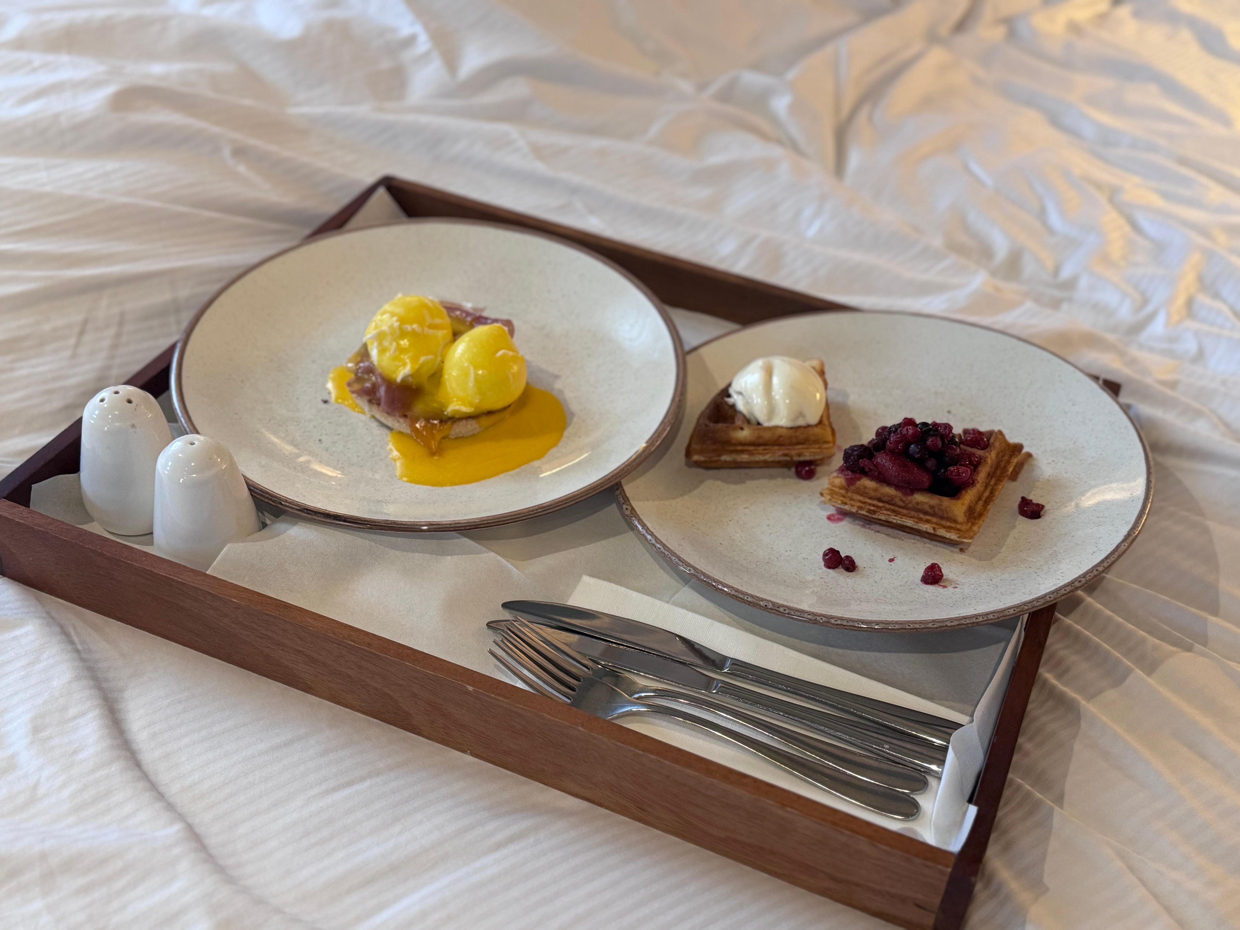 Breakfast in bed - ikke verdt 45£