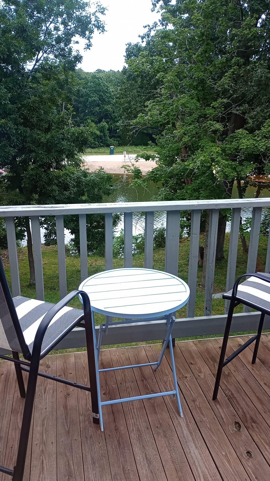 Lovely view from the deck.