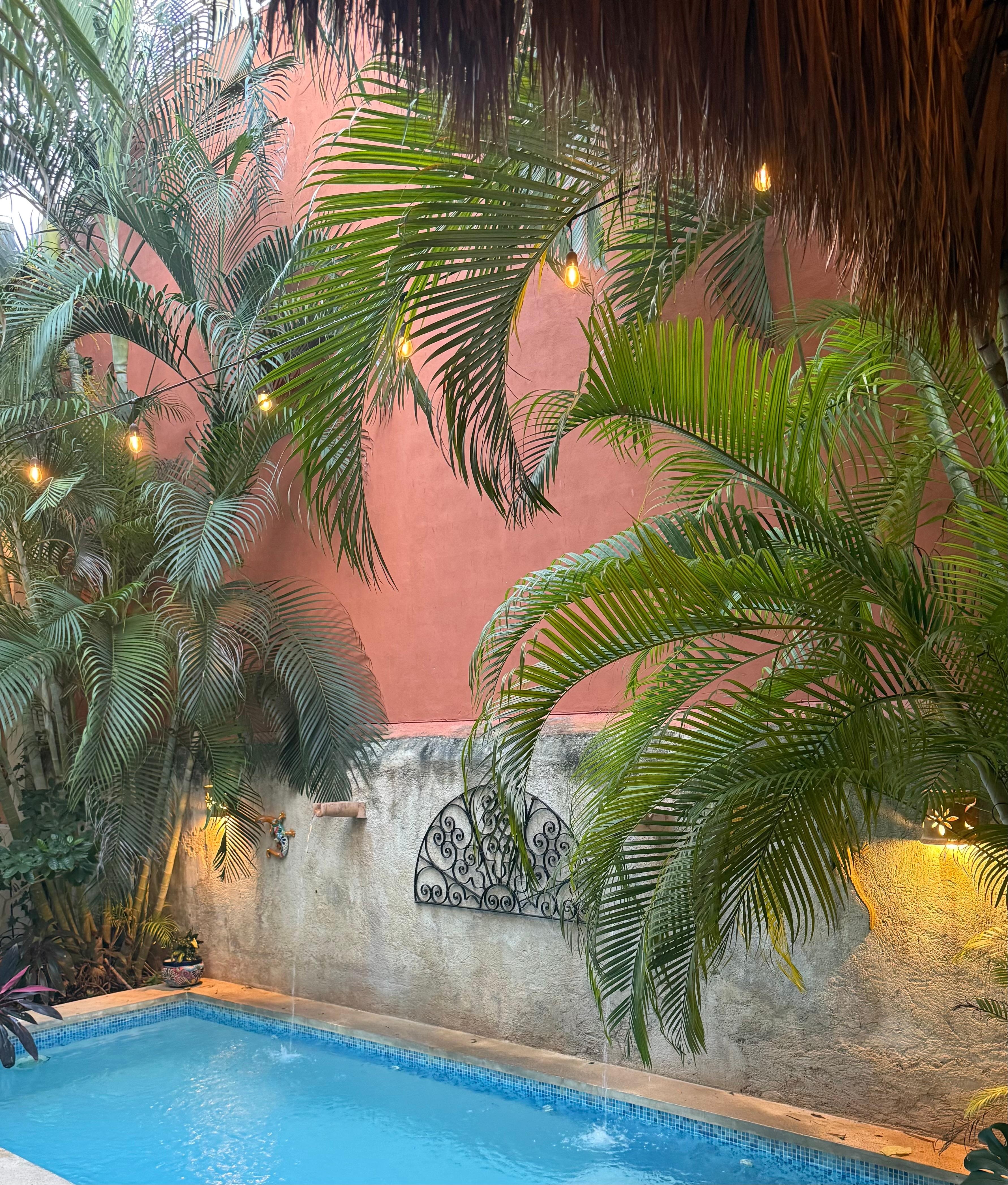 Pool was a lovely way to escape the heat!