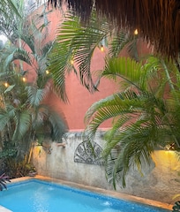 Pool was a lovely way to escape the heat!