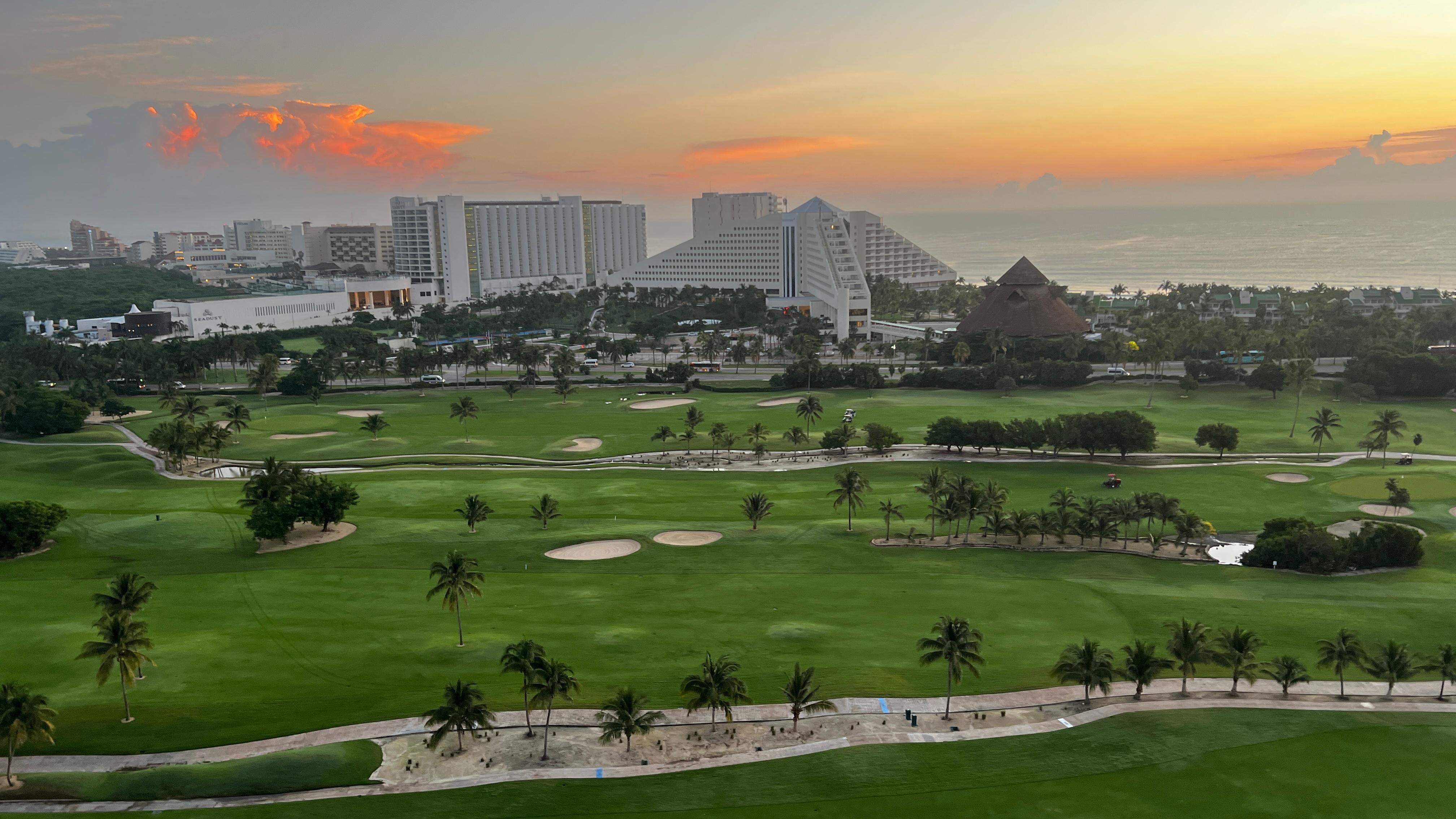 Sunrise from rooftop