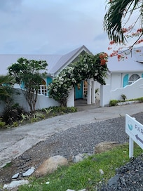 The Front of The Bay House.