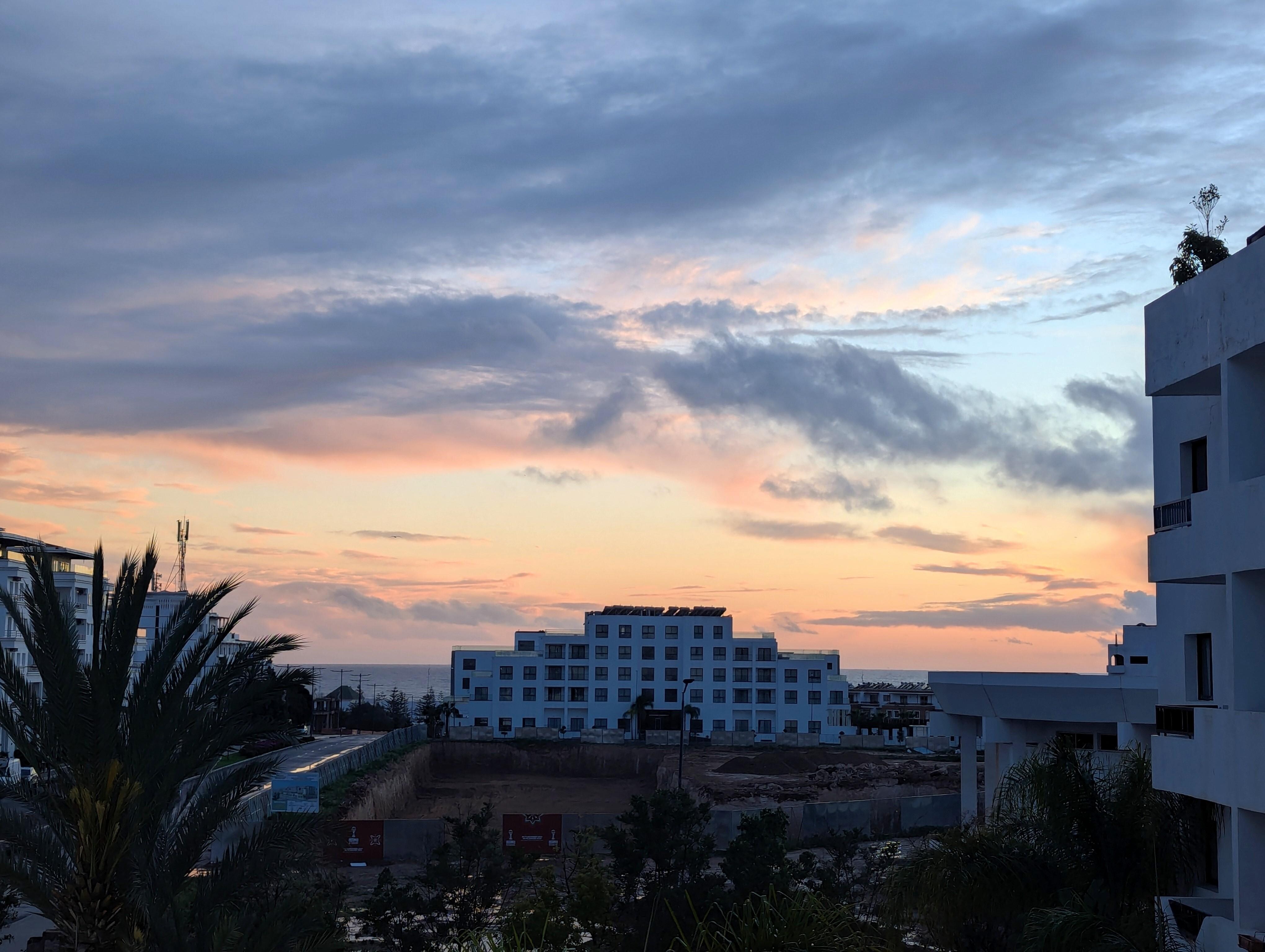 The sunset from my balcony