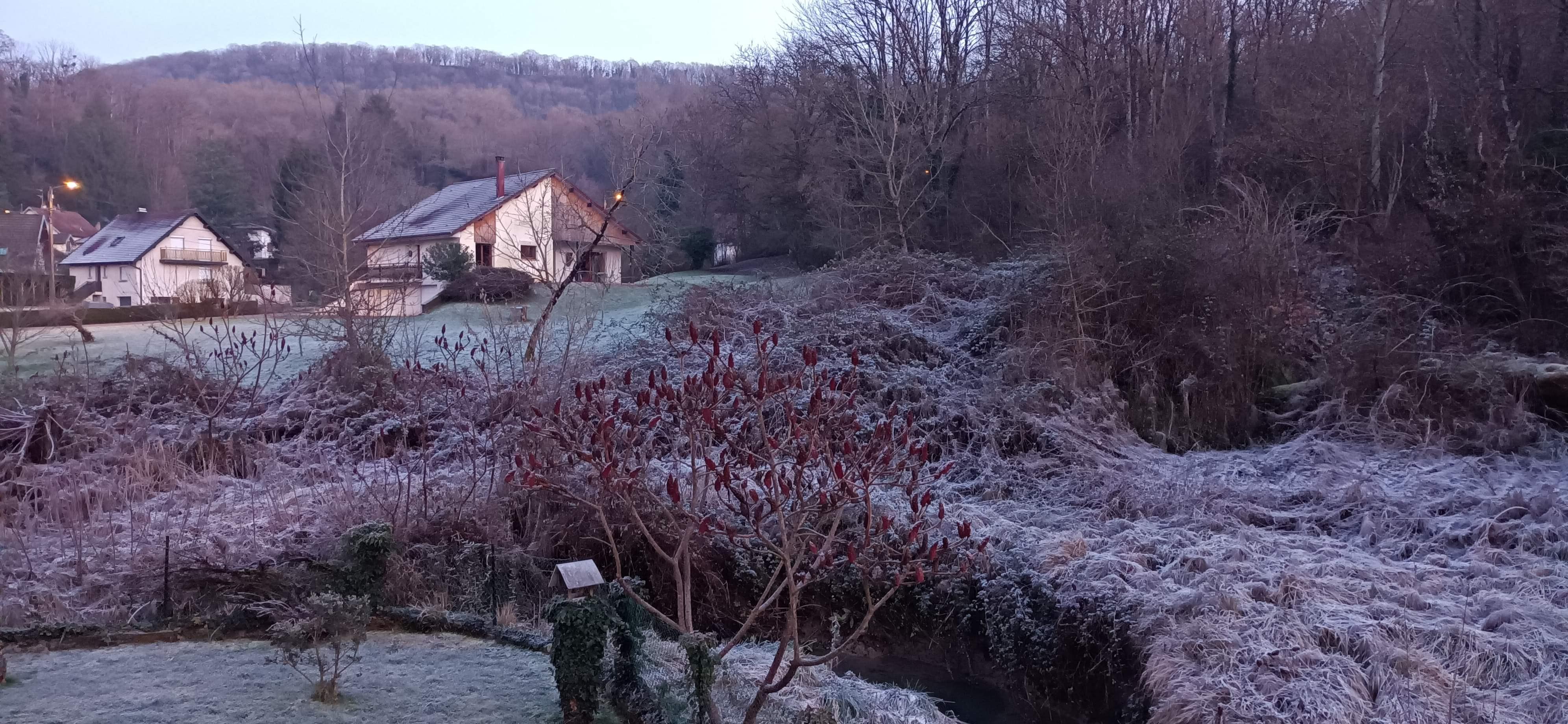Maison très bien chauffée 