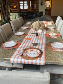 One of 2 Thanksgiving tables!