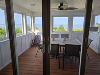 Screened in area off living area