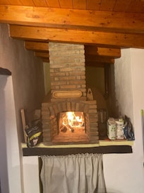 Steinofen im Haus
