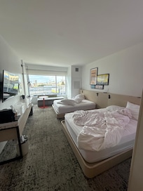 Room condition at check-in.