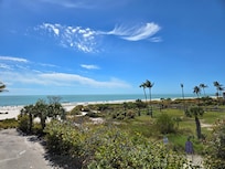 From the front door!