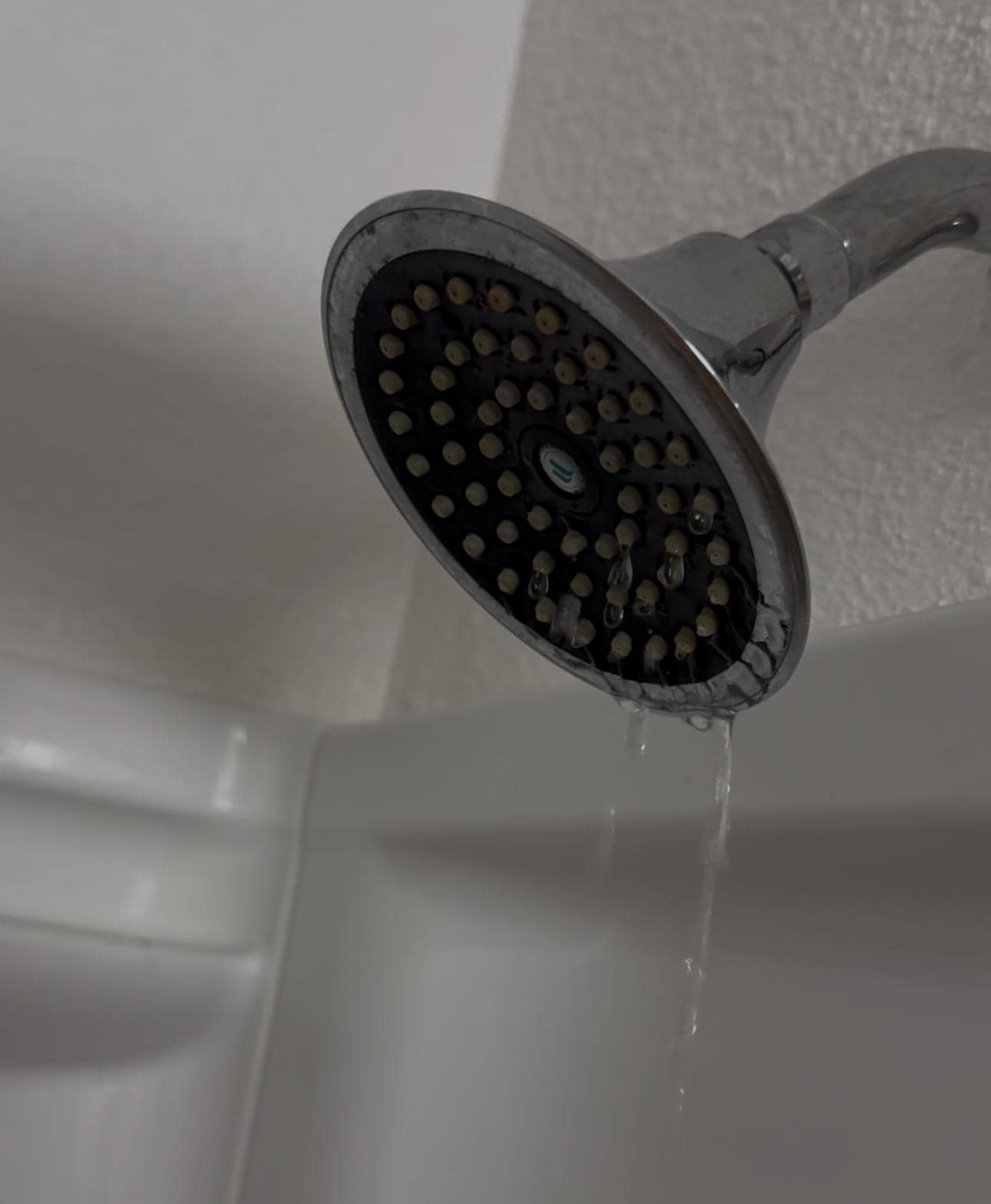 The pressure goes from very low to barely coming out, making it almost impossible to rinse hair. 