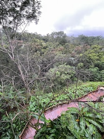 After rain, some parts of the wooden walk way was so slippery (there was algae on certain parts towards the pool), I nearly slipped! Do not wear slippers when walking here.