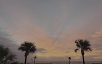 Tybee Island sunrise from the balcony.