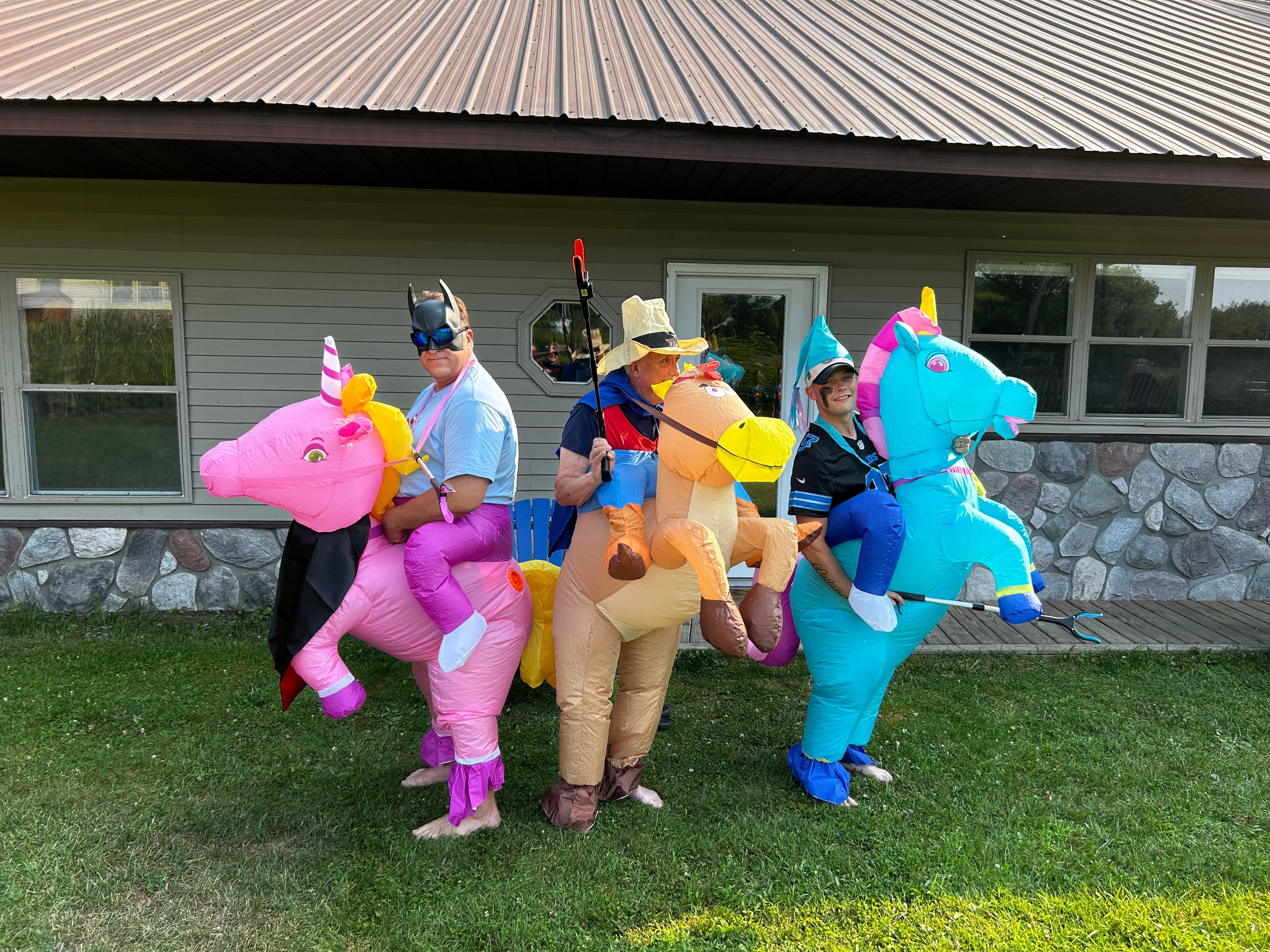 We had lots of room for outdoor games!