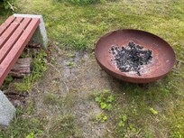 toller Feuerplatz, sehr einladend