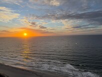 The gorgeous sunset.