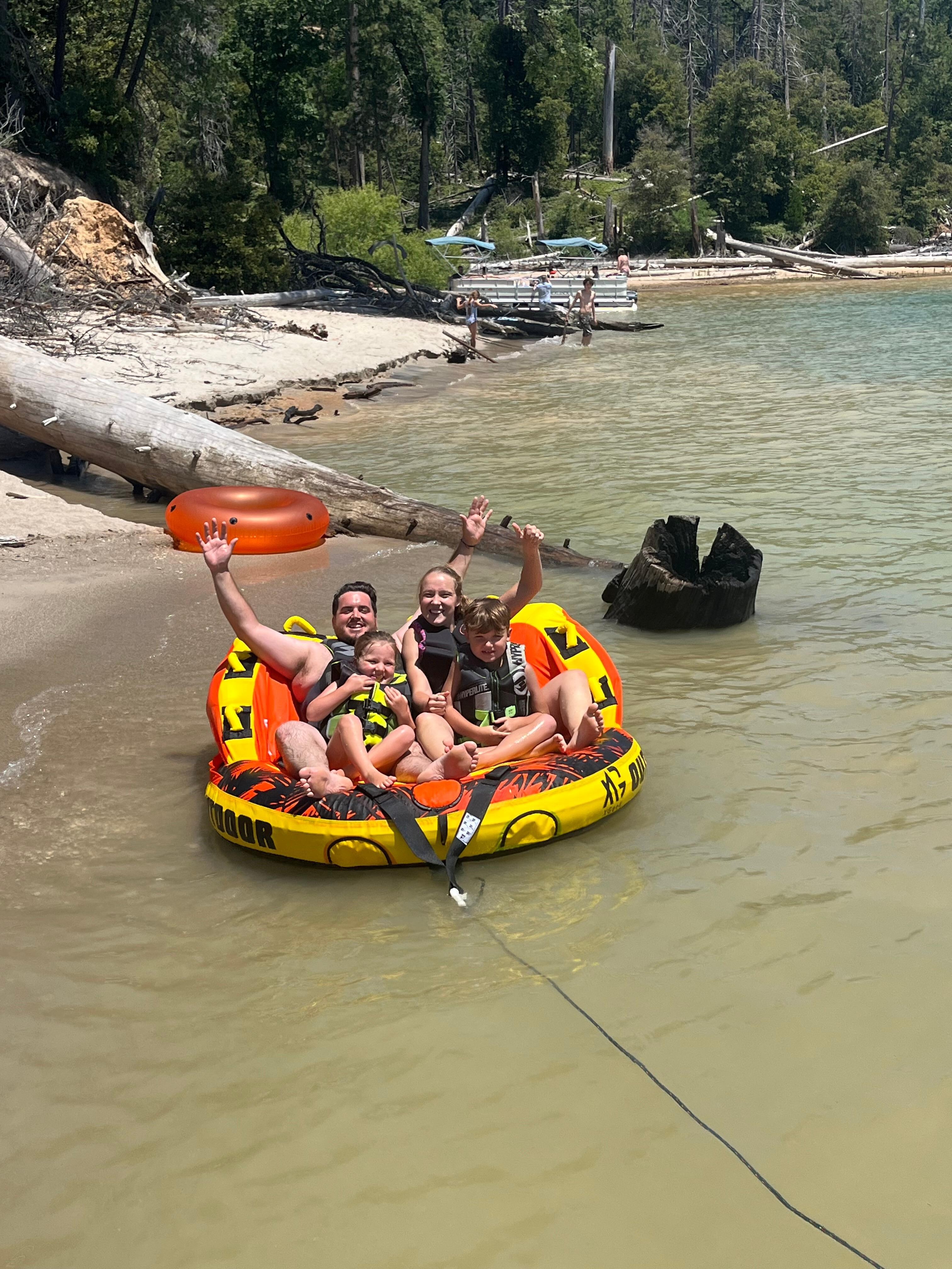 We brought the boat! Lake day did not disappoint!