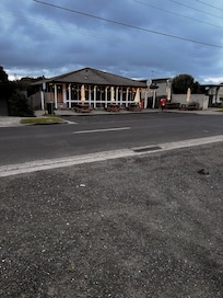 The cafe short walk away from the accommodation