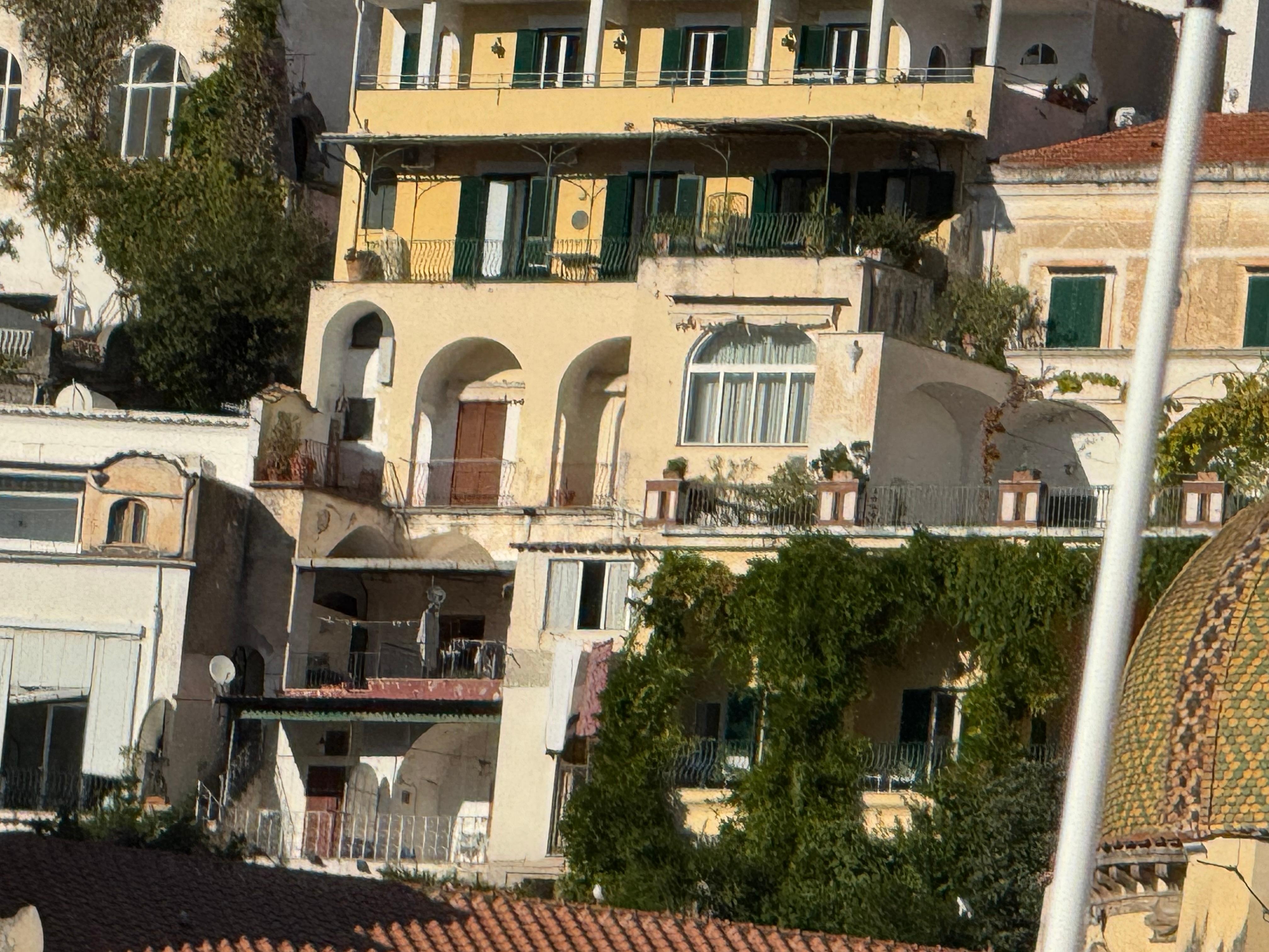 Unit with ivy around it. 